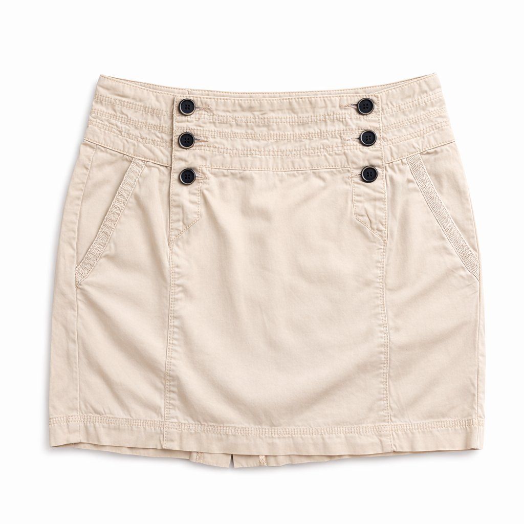 Gonne: Beiger Minirock mit Knöpfen Damen – Nuovo (secondo la descrizione) da Fully venduto da VaneaSelection 1