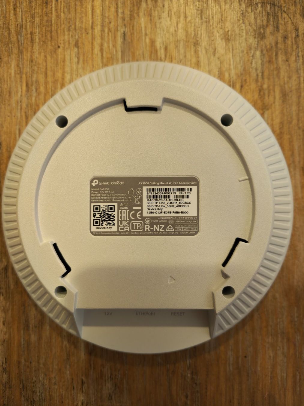 TP-Link WiFi: TP-LINK EAP653 AX3000 AP Einzel-Modul WLAN Access-Point – D'occasion à Weisslingen par jacksonmo 1