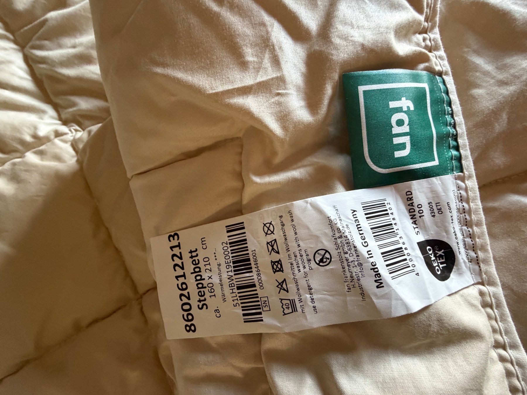 Coperte: Ganzjahresduvet Alpaka – Usato da Weisslingen venduto da mxbrunner 1