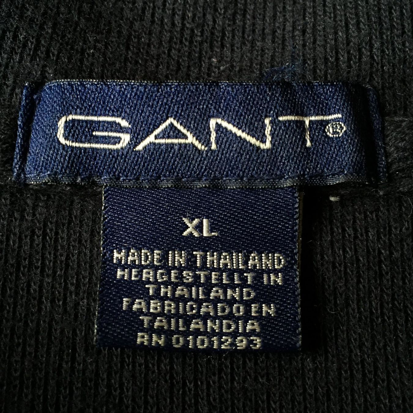 Gant Pulls & Sweat-shirts: Pull Gant Half-Zip Black Men XL – D'occasion à Genève par ang_7j7j 3