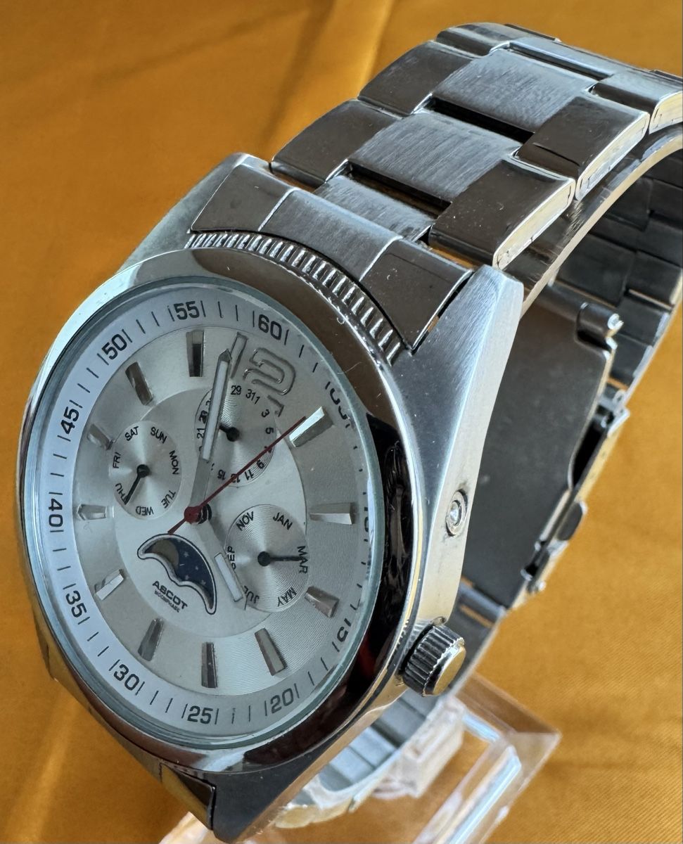 Orologi: Ascot Herrenuhr,Moondphase NOS – Nuovo (secondo la descrizione) da Untersiggenthal venduto da TimeandShine 2