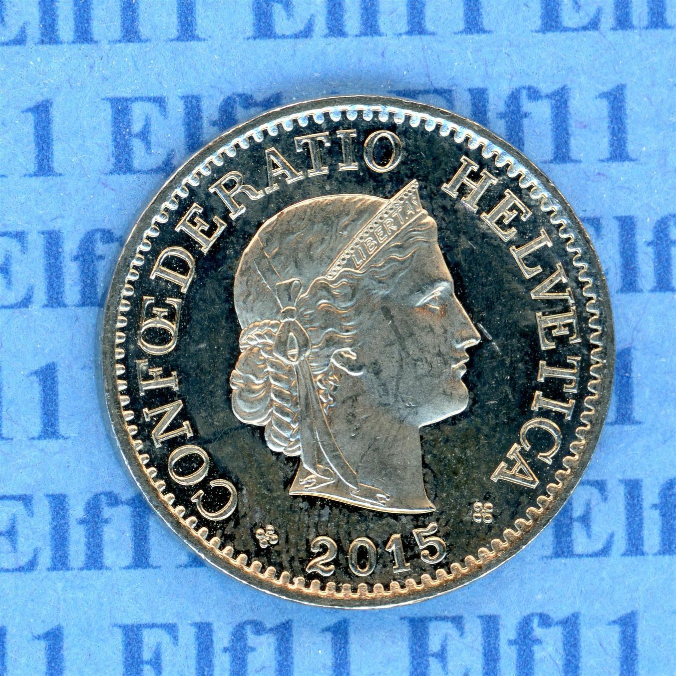 Tutti le monete: CHF___0.10 2015 -unz 10 Rappen – Usato da Widnau venduto da Elf11
