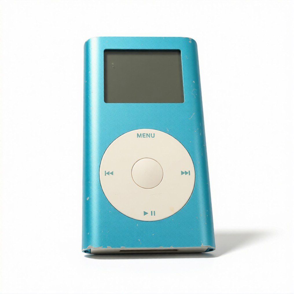 Apple Tragbarer Mediaplayer: Apple iPod mini blau, 4 GB mit OVP – Defekt aus Münsingen von The_1483