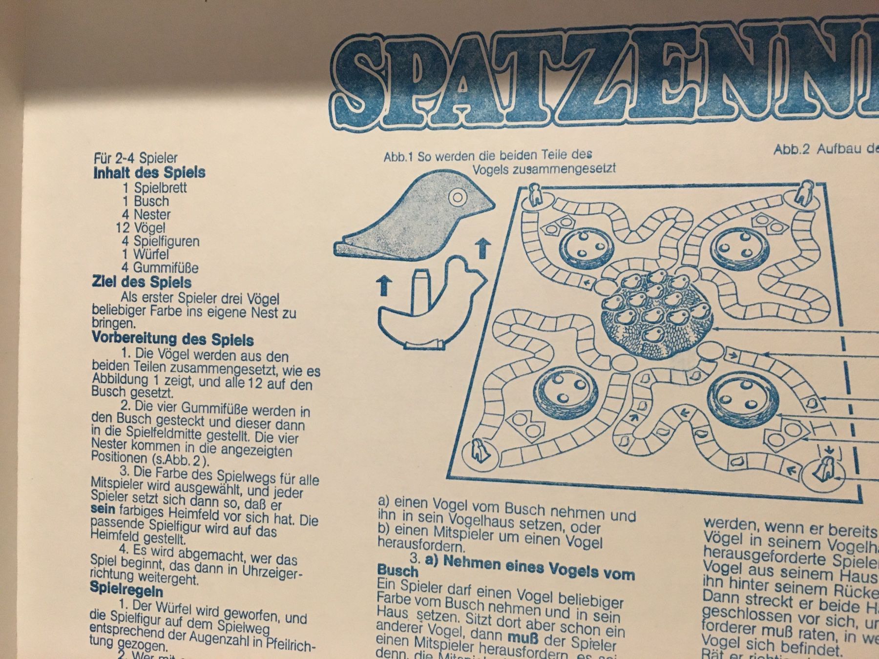 Giochi: SPATZENNEST - MB Spiele - 1984 – Usato da Andwil SG venduto da Rainboli 9