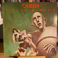QUEEN – NEWS OF THE WORLD...RE FR 1978...VG+/VG..GREEN VINYL