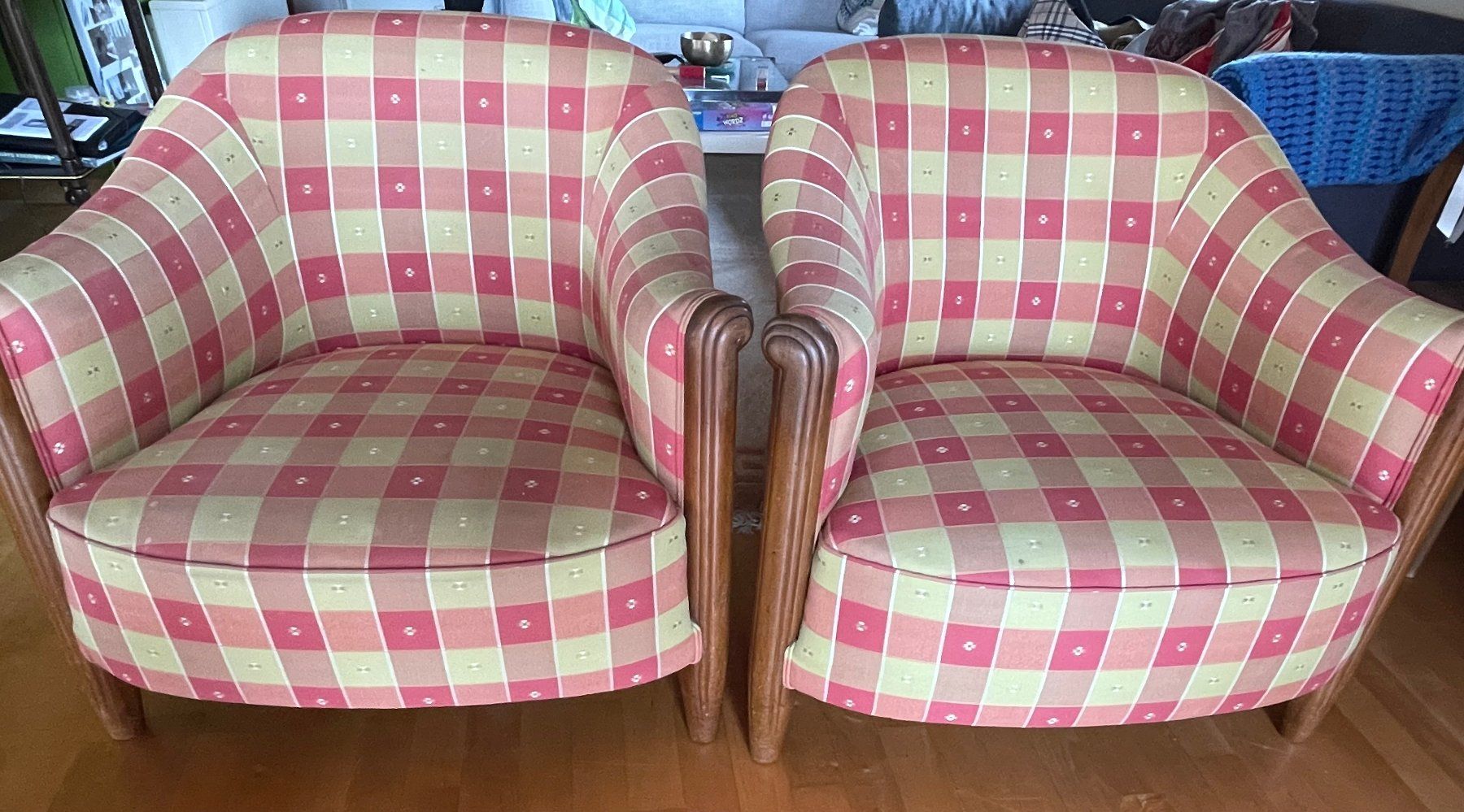 Poltrone: Fauteuils Sessel antik mit Designers Guild Stoff – Usato da Meilen venduto da Oman1