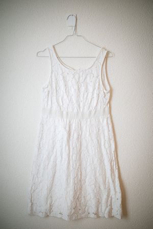 Weißes Kleid von Cream, Größe 38, wenig getragen