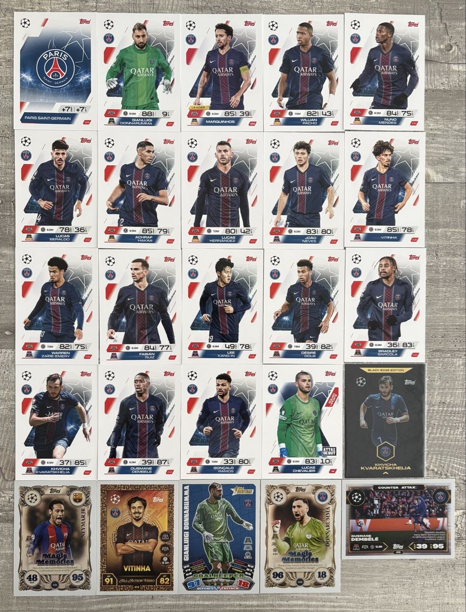 Topps Carte collezionabili: Topps Match Attax 25/26 Paris Saint-German – Nuovo (secondo la descrizione) da Effretikon venduto da iph_xb5l
