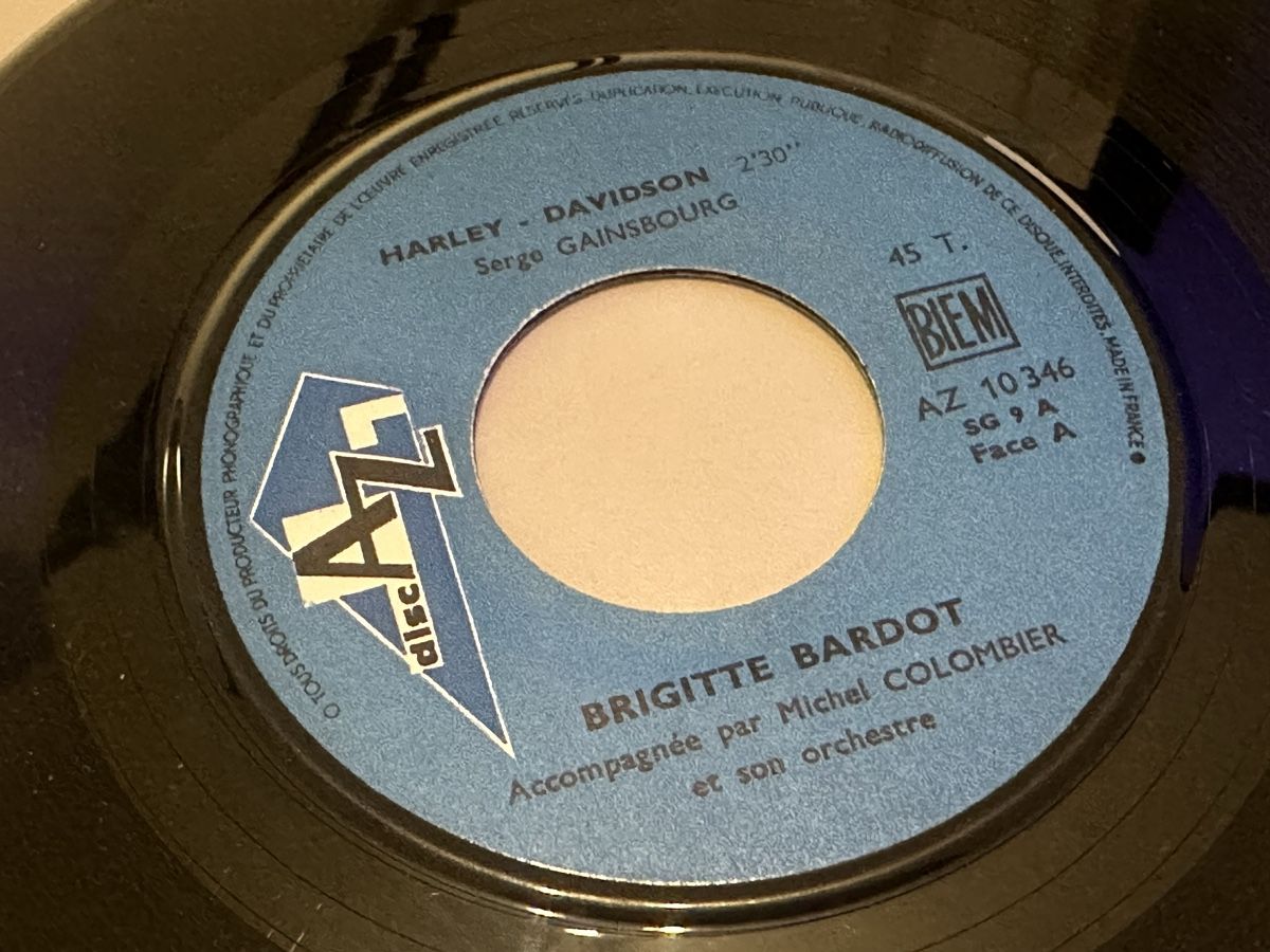 Dischi in vinile: Brigitte Bardot - Harley Davidson - Single Vinyl – Usato da Lommiswil venduto da hedstrom1901 1