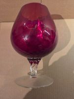 Vintage Glas, Vase, Rotwein, Deko, Top Zustand!, ab 1.00