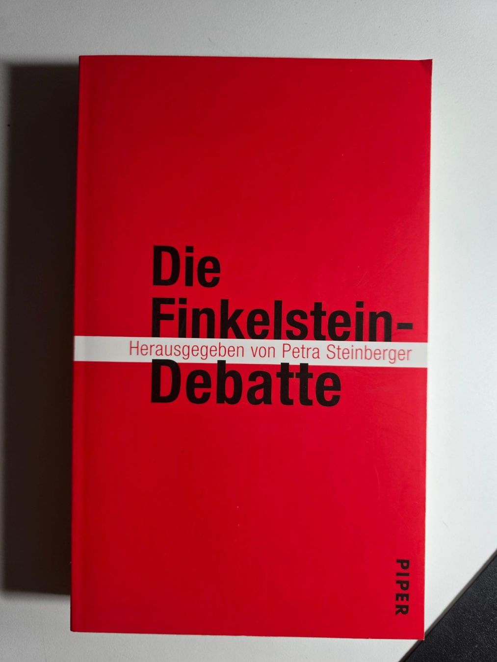 Bücher: Die Finkelstein Debatte - Petra Steinberger - Piper 2001 – Gebraucht aus Walterswil BE von Lonitti