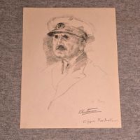 Hanni Bay - Lithographie "Porträt" - handsigniert