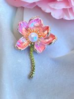 Broche Fleur Rose