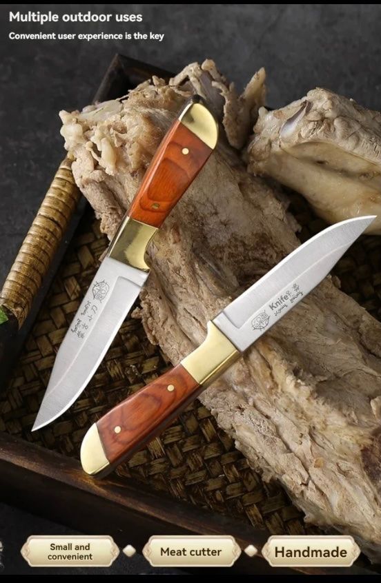 Coltelli: Haushalt Hand Gehackte Fleisch / Obst Messer  mit Etui! – Nuovo e nell'imballaggio originale da Seon venduto da Aaargauer01 4