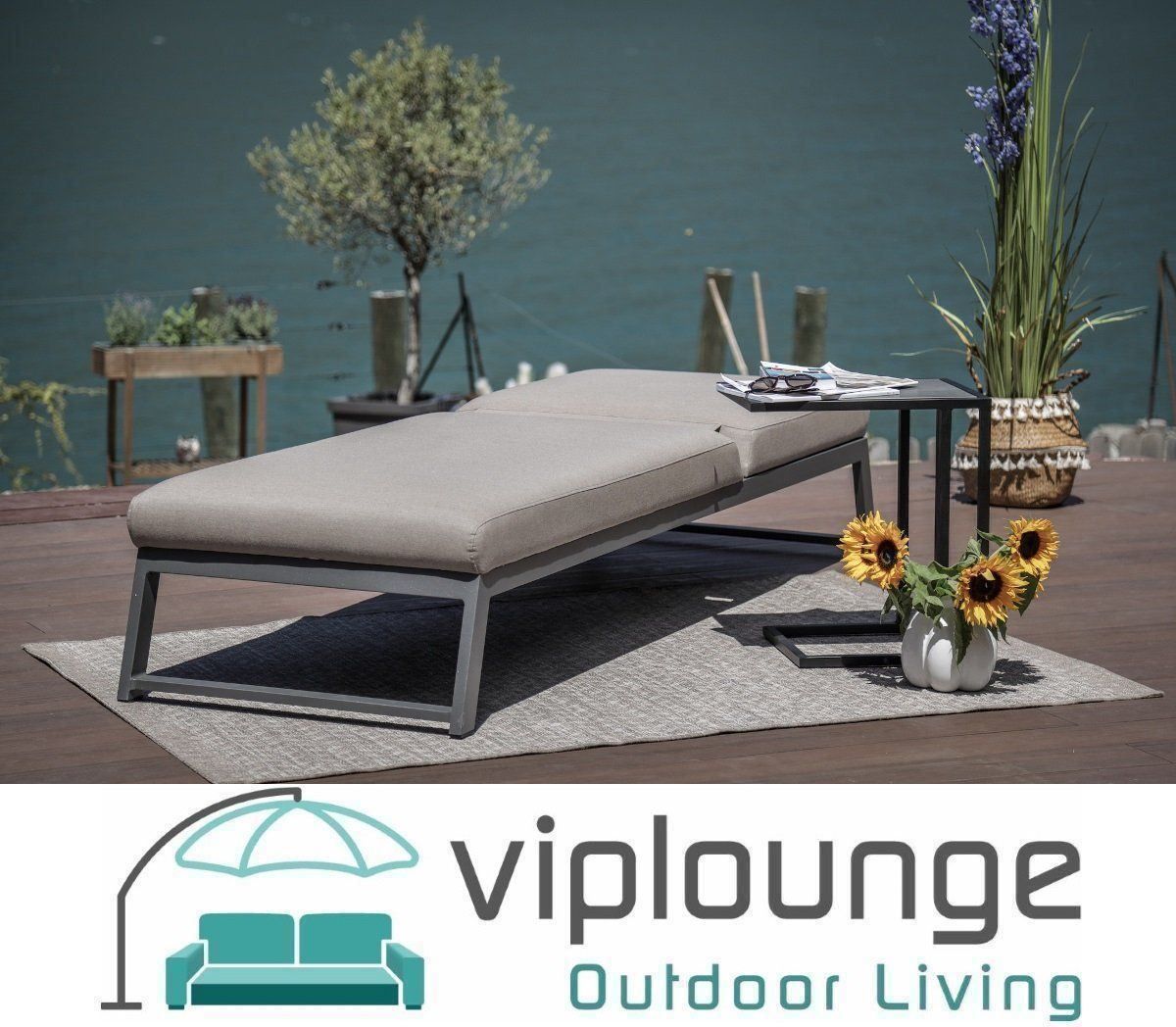 Viplounge Liegen & Liegestühle: Liegestuhl - Outdoor-Stoff Sunbrella – Neu und originalverpackt aus Uznach von viplounge 3