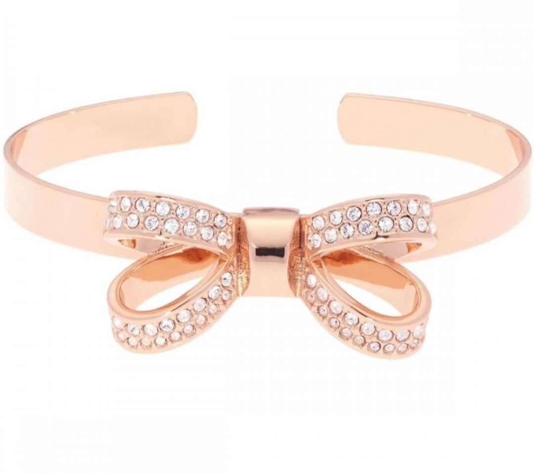Armbänder & -reifen: Ted Baker Armreif Rosegold mit Schleife Strass – Gebraucht aus Bronschhofen von eve_l8y7 3