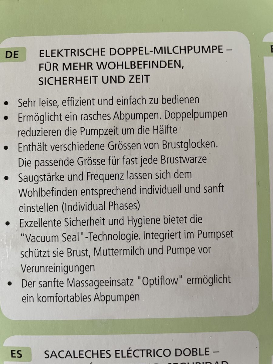 Ardo Accessori per l’allattamento: Ardo Calypso Double Plus mit Handpumpe – Usato da Niedermuhlern venduto da ste_c5h9 5