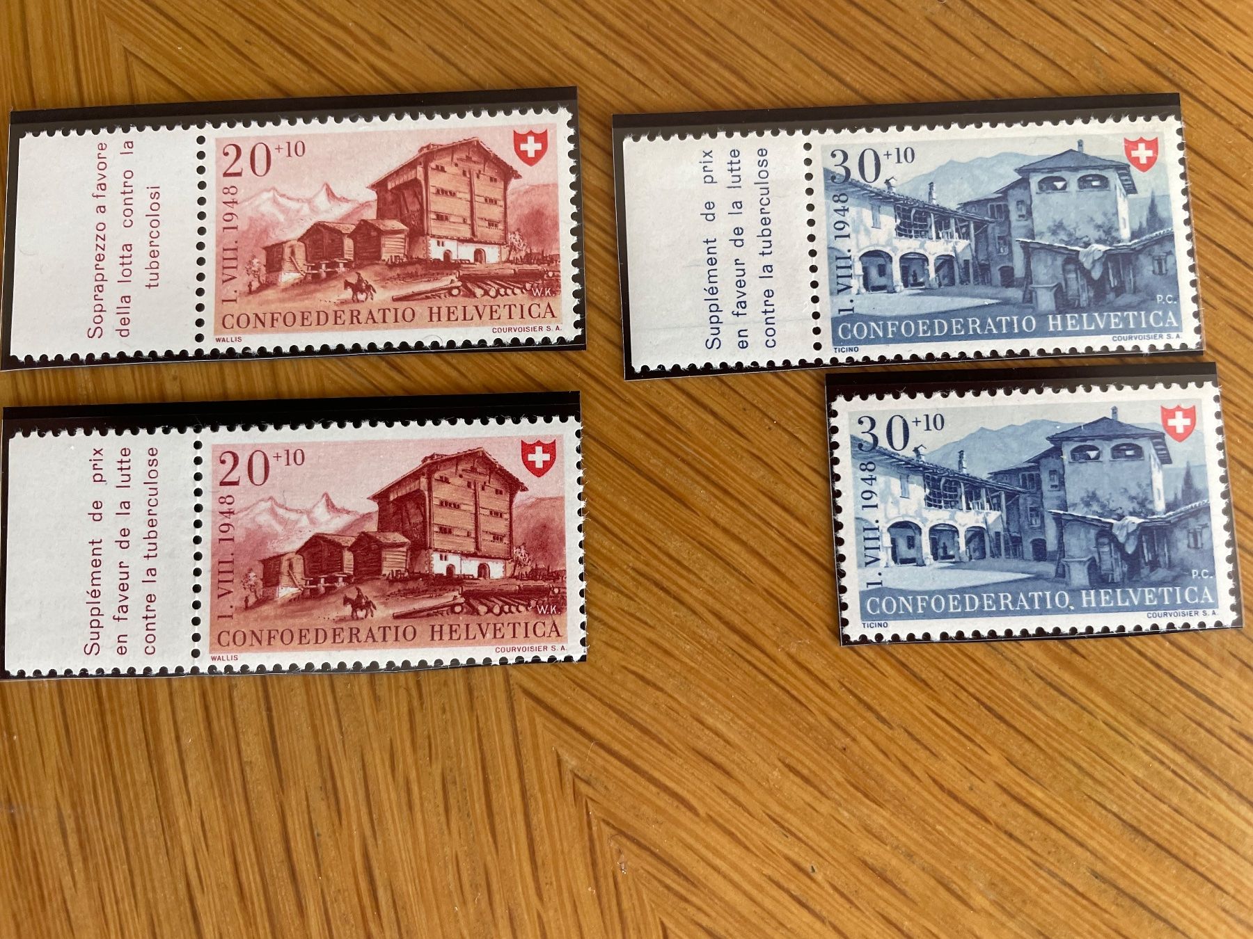 Tous les timbres: PP 1948** en double – D'occasion à Sonceboz-Sombeval par Comment2