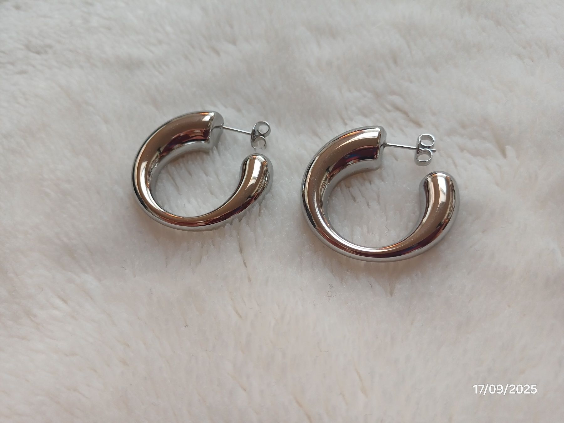 Orecchini pendenti & Orecchini a lobo: Creolen - Material: Edelstahl – Nuovo e nell'imballaggio originale da Würenlos venduto da Abracadabra26 3