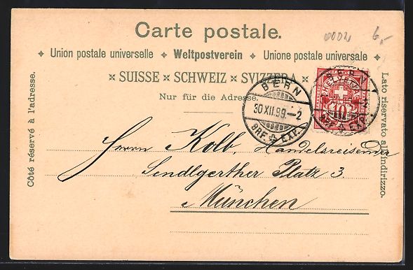 Cartoline postali: Litho Bern, Gasthaus Kornhauskeller, Inn – Usato da Berlin venduto da bartko-reher 1