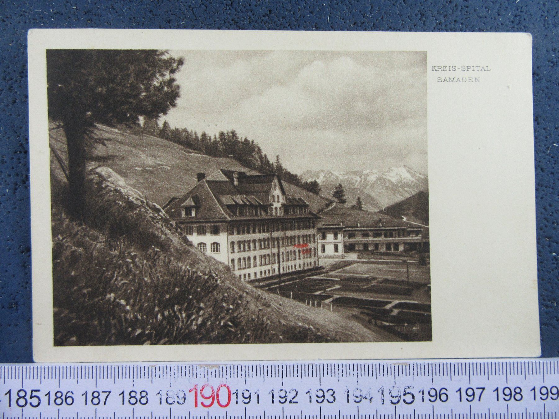 Cartoline postali: SAMADEN GR AK KREIS-SPITAL – Usato da Ettingen venduto da Hausi4711