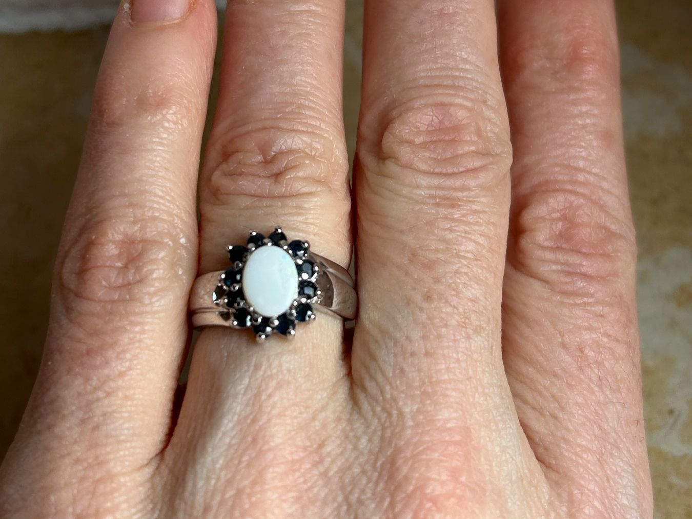 Anelli: Silberring Opal & Gr. 53 (Topaz) – Usato da Dittingen venduto da Bijoubelle 7