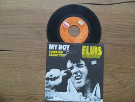 Elvis Presley Schallplatte Single My Boy Thinking About You