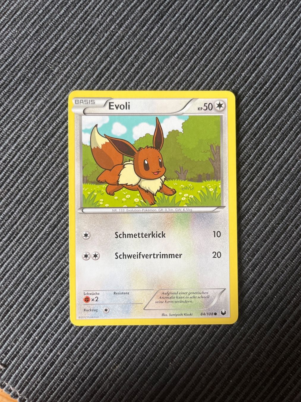 Pokémon Sammelbilder & Trading cards: Pokemon Evoli Non Holo Black & White Deutsch – Gebraucht aus Wabern von Collectfun