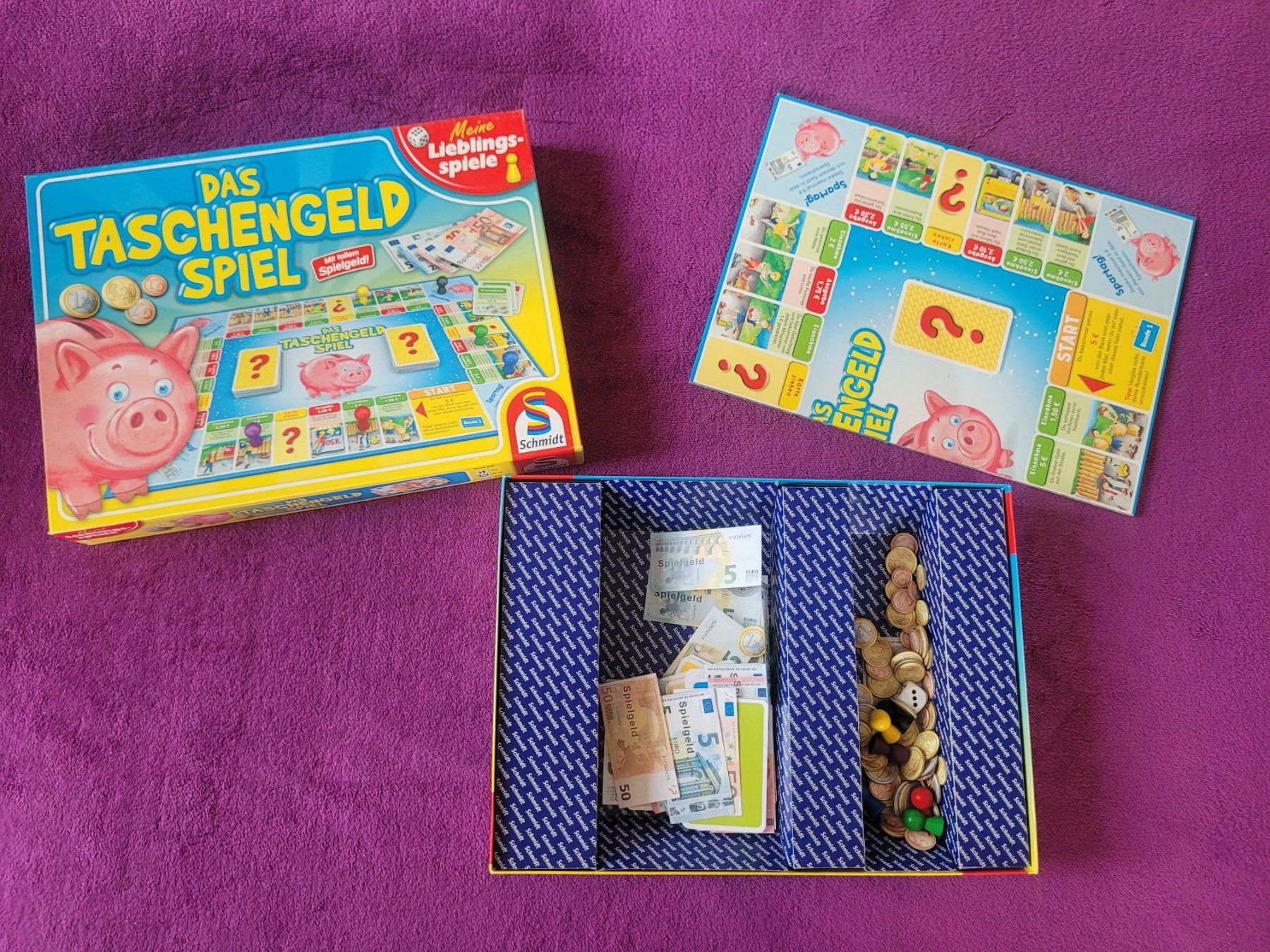 Giochi: Das Taschengeld Spiel von Schmidt Spiele – Usato da Müllheim Dorf venduto da Seeeule01 1