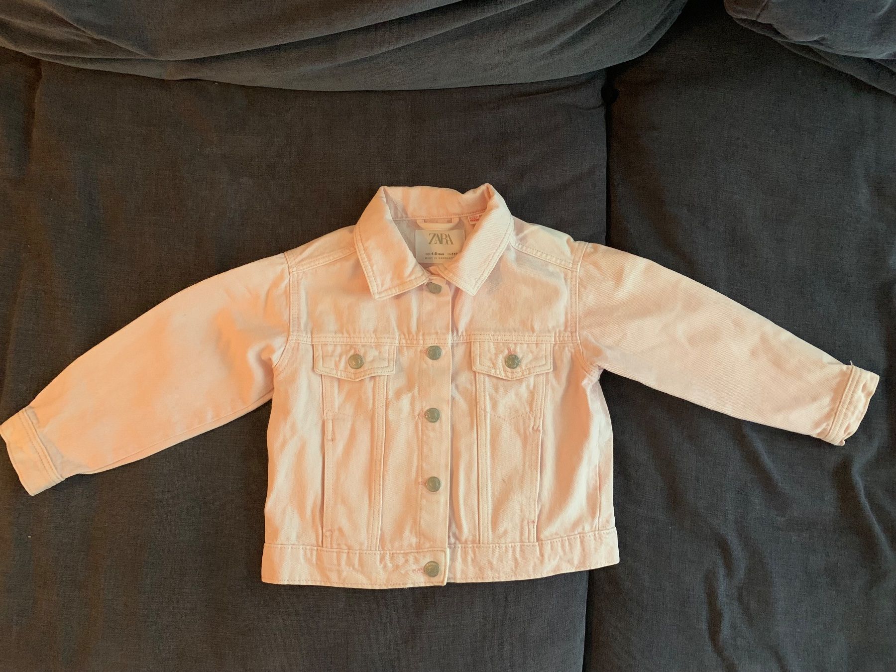 Zara Giacche & Cappotti: Jeansjacke rosa Mädchen Gr. 110 – Usato da Bülach venduto da engeli92