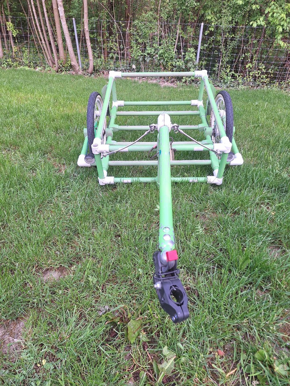 Rimorchi: Veloanhänger, Eigenbau, mit eigenem  Licht und sehr robust. – Usato da Thierachern venduto da carpenter1602 2