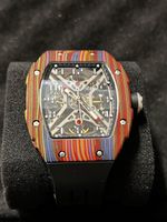 Montre squelette multicolore, design unique, neuf!