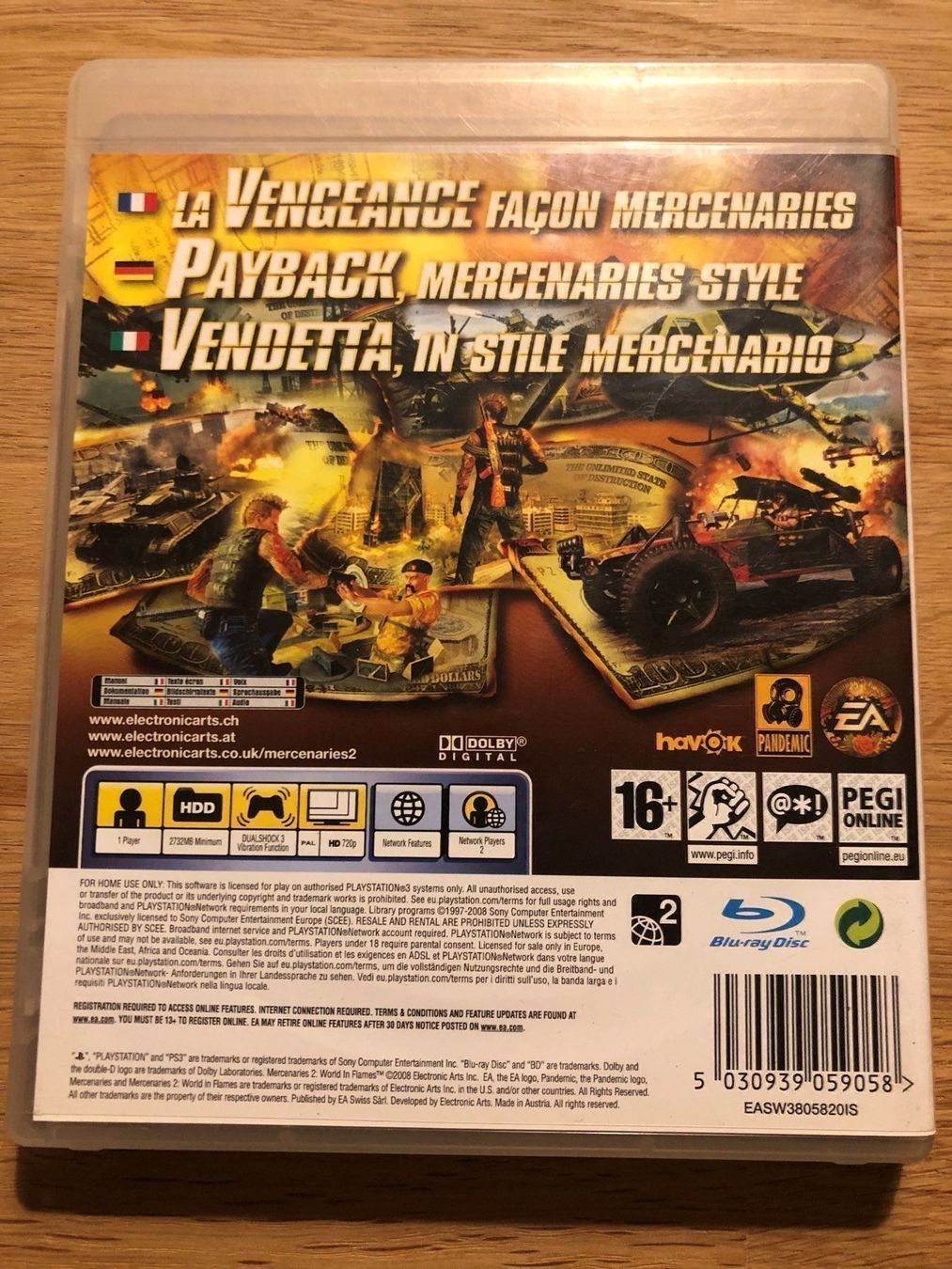 Sony Spiele: Mercenaries 2 World in Flames für PS3 – Gebraucht aus Kestenholz von Inna09 1