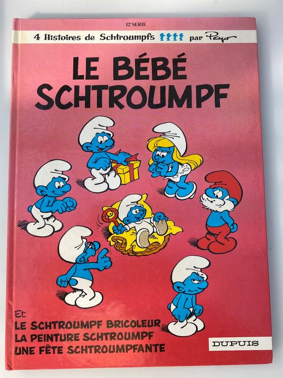 Le Bébé Schtroumpf 12 Serie Peyo BD. Edition original 1984 (D'occasion