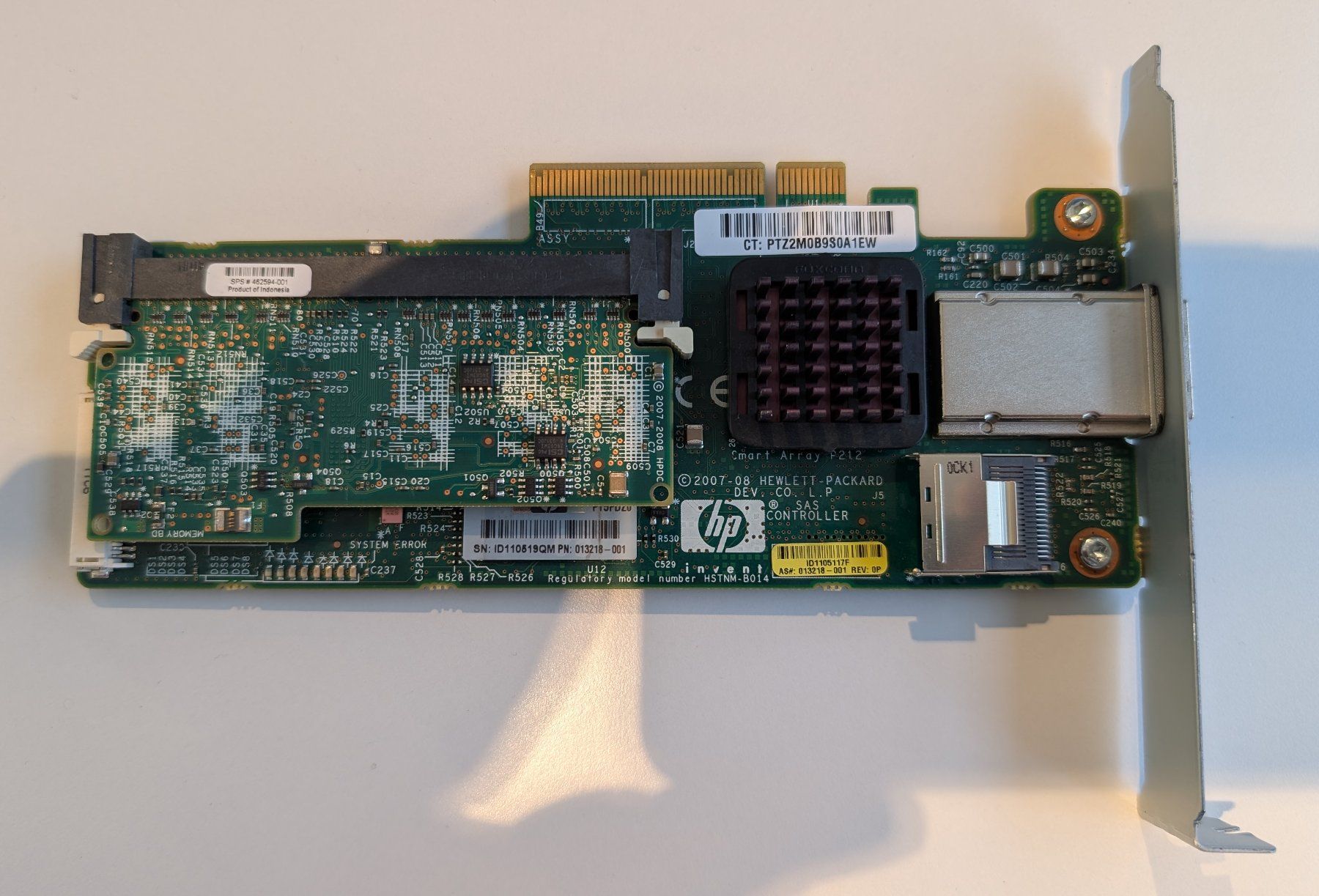 HP P212 SAS Controller - Spare Part Nr.: 013218-001 (Gebraucht) in ...