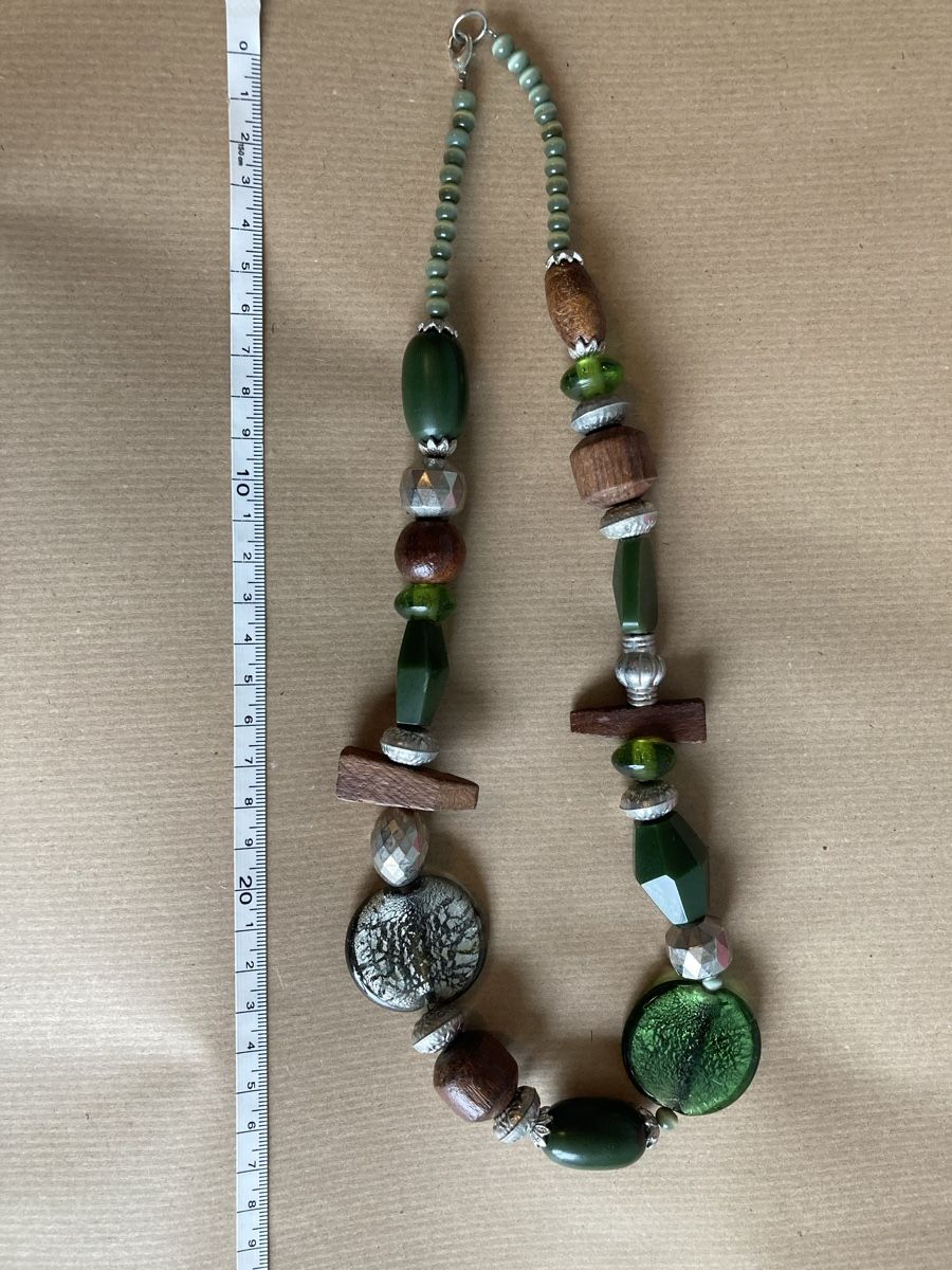 Catenine: Collier promod verre et bois  – Nuovo (secondo la descrizione) da Genève venduto da ct_fqr8