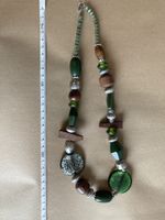Collier promod verre et bois 