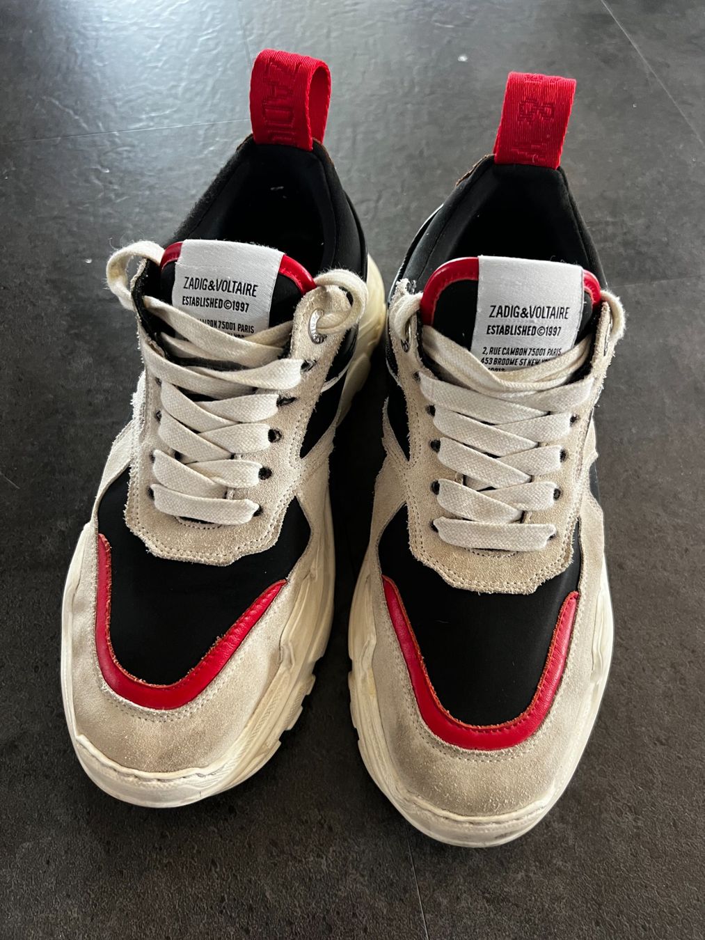 Zadig & Voltaire Scarpe da donna: Zadig & Voltaire Sneakers, 65% Leather Gr. 39 – Usato da Rüschlikon venduto da 21moje 1