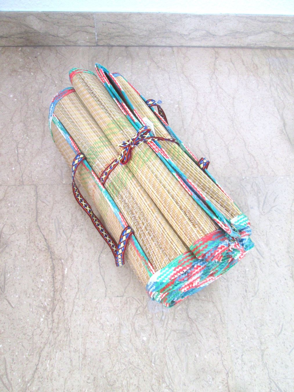 Bodenmatten: Strandmatte aus Rattan – Gebraucht aus Sementina von babucia 2