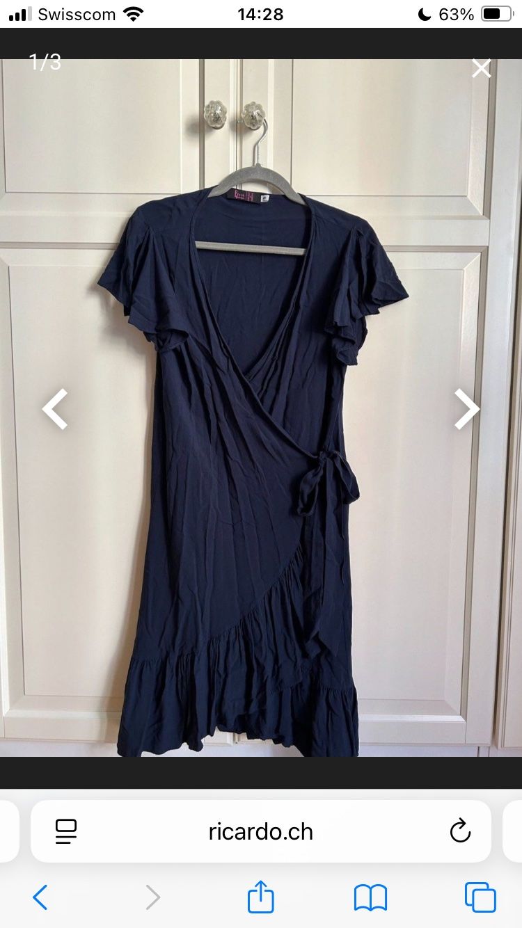 Kleider: Blaues Wickelkleid, S – Gebraucht aus Regensdorf von AHenter 1