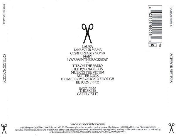 CDs: CD Scissor Sisters - S/t (2004) – Gebraucht aus Möriken AG von mineralia 1