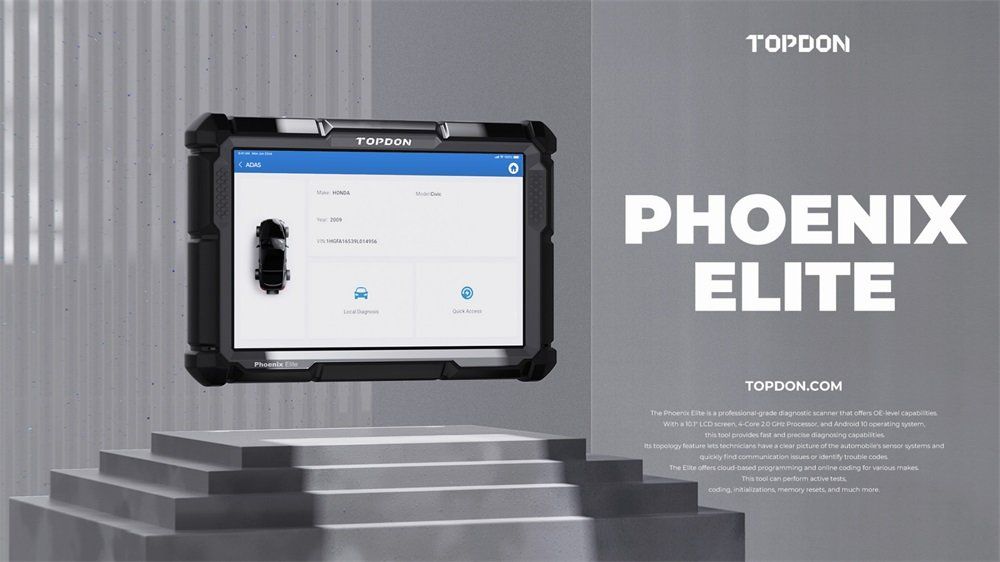 Tutti gli attrezzi: Topdon Phoenix Elite OBD2-Diagnosescanner Programmierung – Nuovo e nell'imballaggio originale da Malans GR venduto da BUYBEST-Schweiz 8