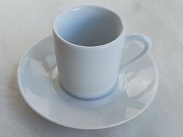 Garzoni Espresso Tasse mit Unterteller Porzellan