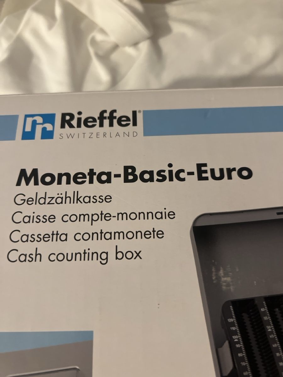 Registratore di cassa: Rieffel Moneta-Basic-Euro Geldzählka. neu – Nuovo (secondo la descrizione) da Olten venduto da AtelierSecondhand23 1