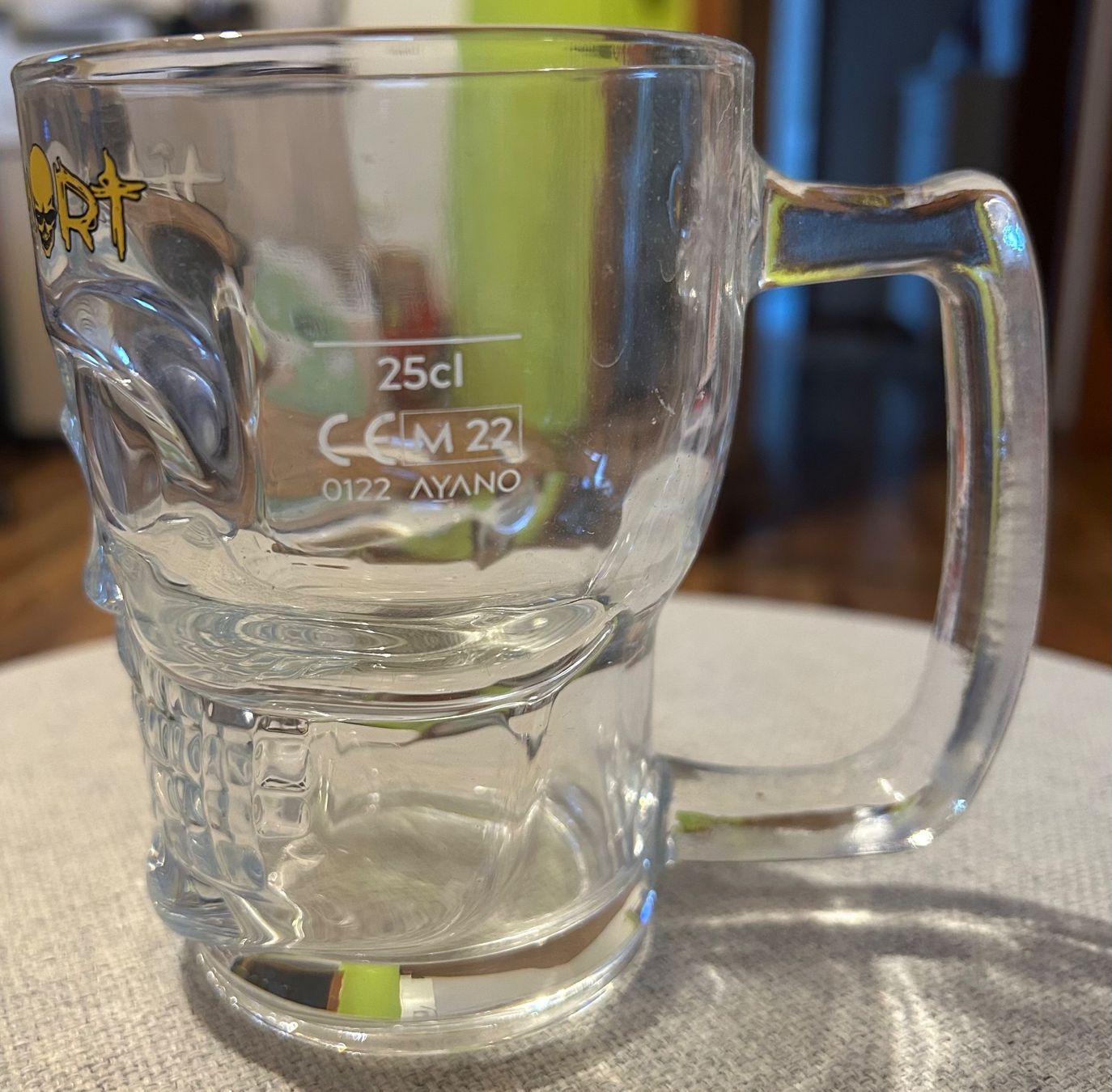 Bicchieri: Verre à bierre 0.25 cl Tête de mort – Nuovo (secondo la descrizione) da Bouveret venduto da sev_qj7l 1