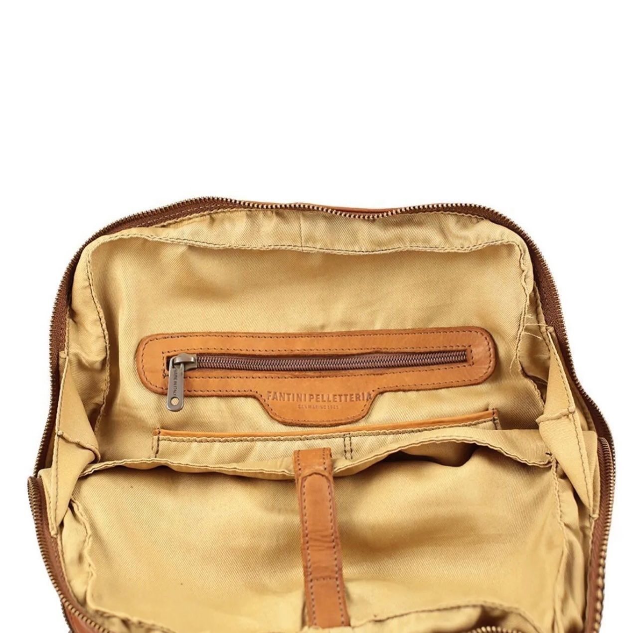 Zaini: Lederrucksack groß Milano - Farbe: Honig – Nuovo e nell'imballaggio originale da Wittenbach venduto da WWW.DRILUBAGS.CH 3