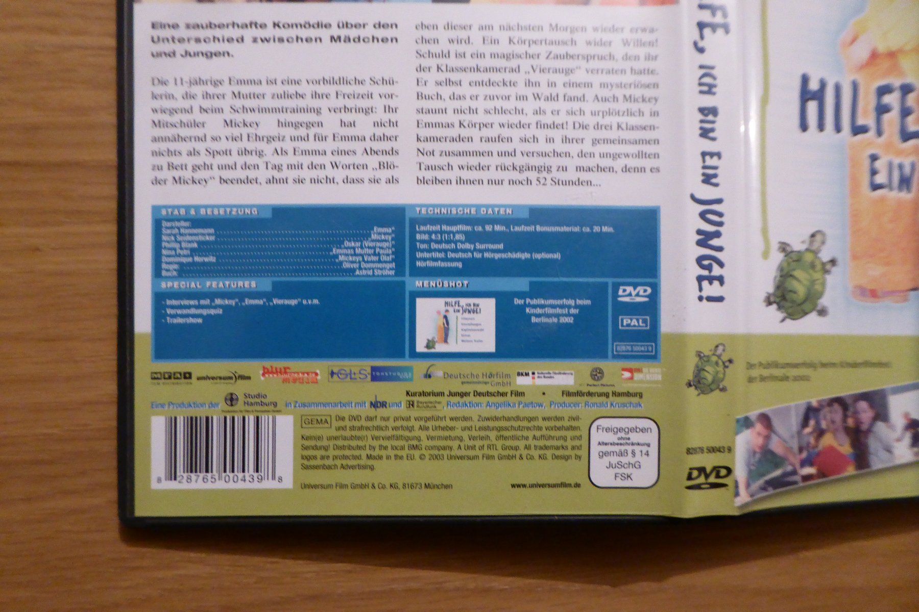 Alle DVDs: DVD Hilfe ich bin ein Junge – Gebraucht aus Allschwil von Summelsarium 2