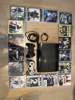 Playstation 3 Super Slim, 2 Controller, 16 Games