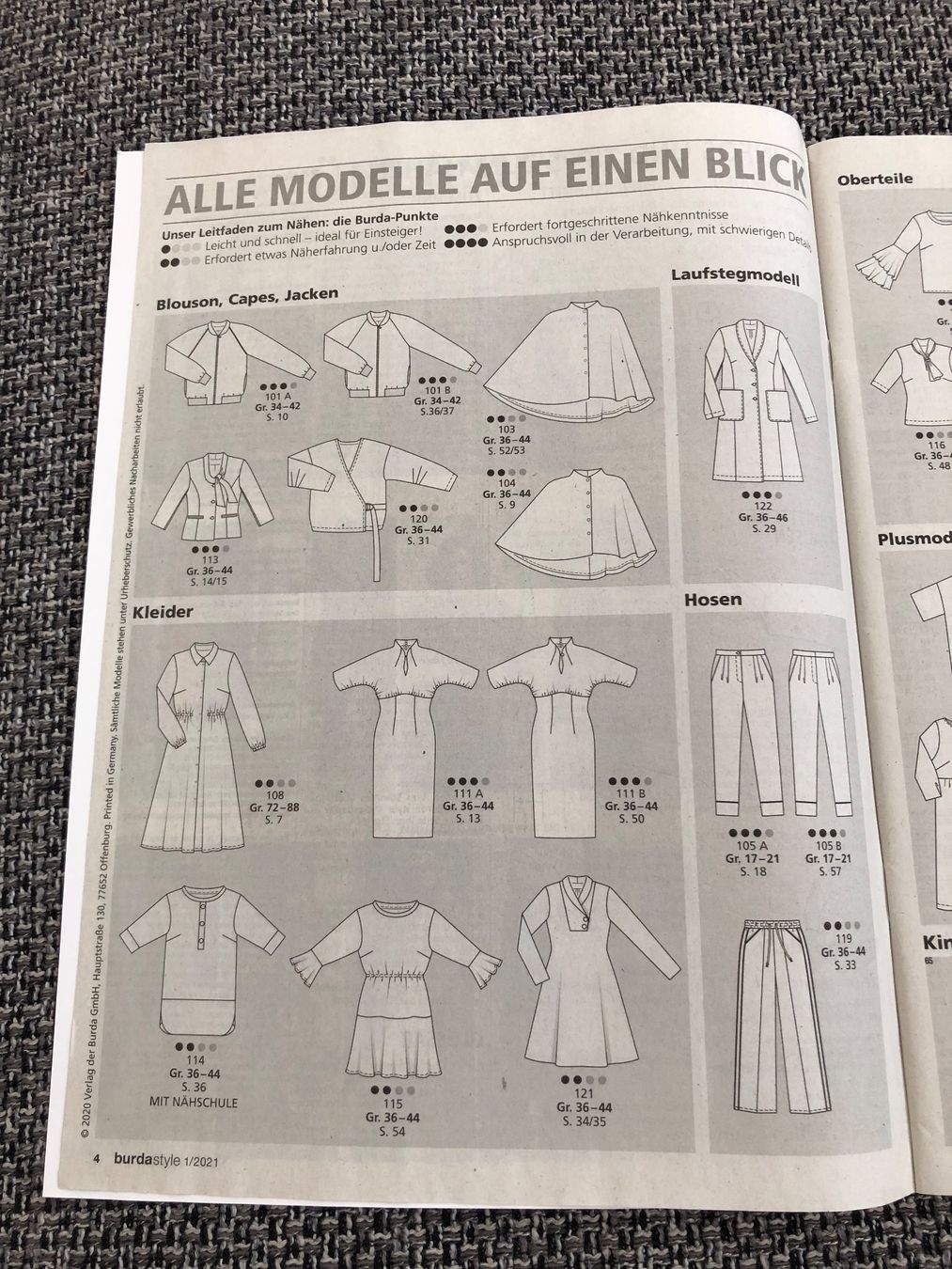 Riviste & Magazine: burda style 1/2021 – Nuovo e nell'imballaggio originale da Langnau am Albis venduto da snla_scc9 3