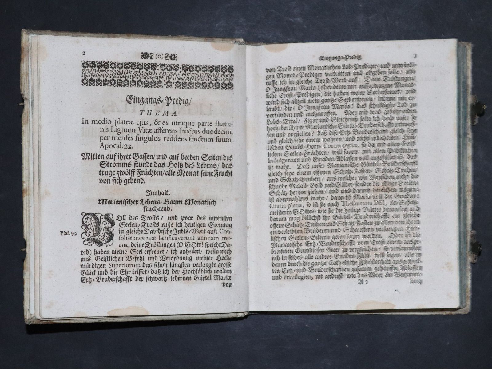 Libri: ERTL,TROST-LOB-LEHR-BUSS-PREDIGEN,1715 – Usato da Guensberg venduto da Herzaktion 3